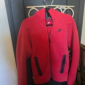 Nike Red Zip Up Men's Sweater